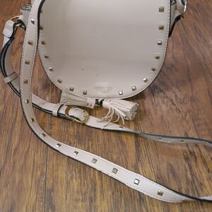 Victoria's Secret White Studded Crossbody Bag